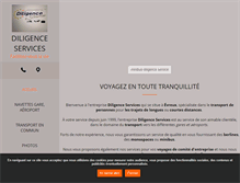 Tablet Screenshot of diligenceservices.fr